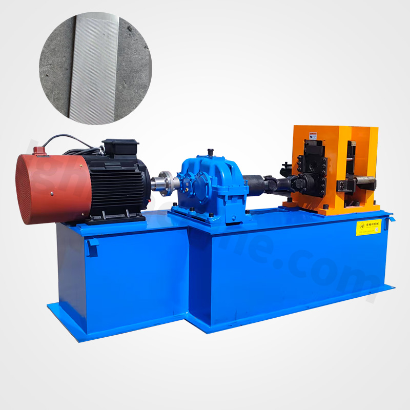Steel belt gear pressing machine